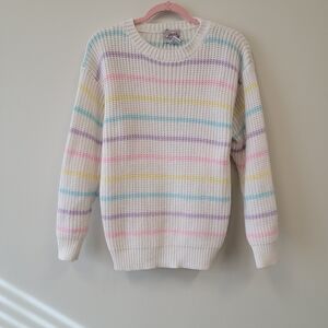 Striped Pastel Women's Sweater